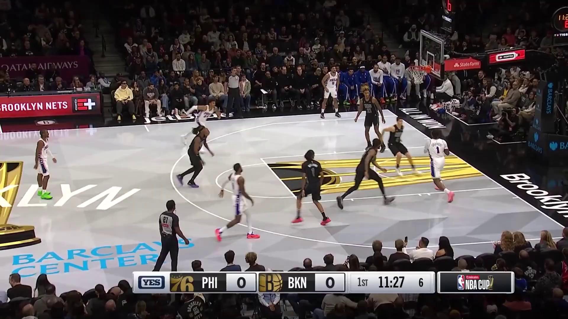 76人轻取篮网，库里统治全场